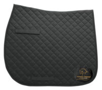 Black saddle pad with MDA logo